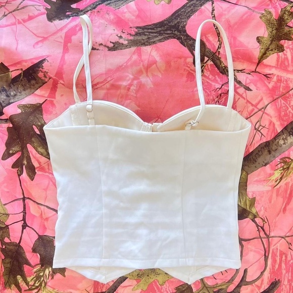 princess polly archette corset vest white - Picture 3 of 8